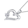 SOULMATE, FOREVER AND ALWAYS - HEART NECKLACE