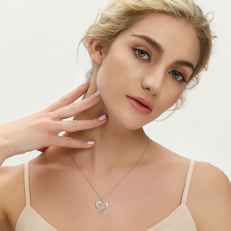 SOULMATE, FOREVER AND ALWAYS - HEART NECKLACE