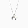 I LOVE YOU TO THE MOON AND BACK CRESCENT MOON NECKLACE