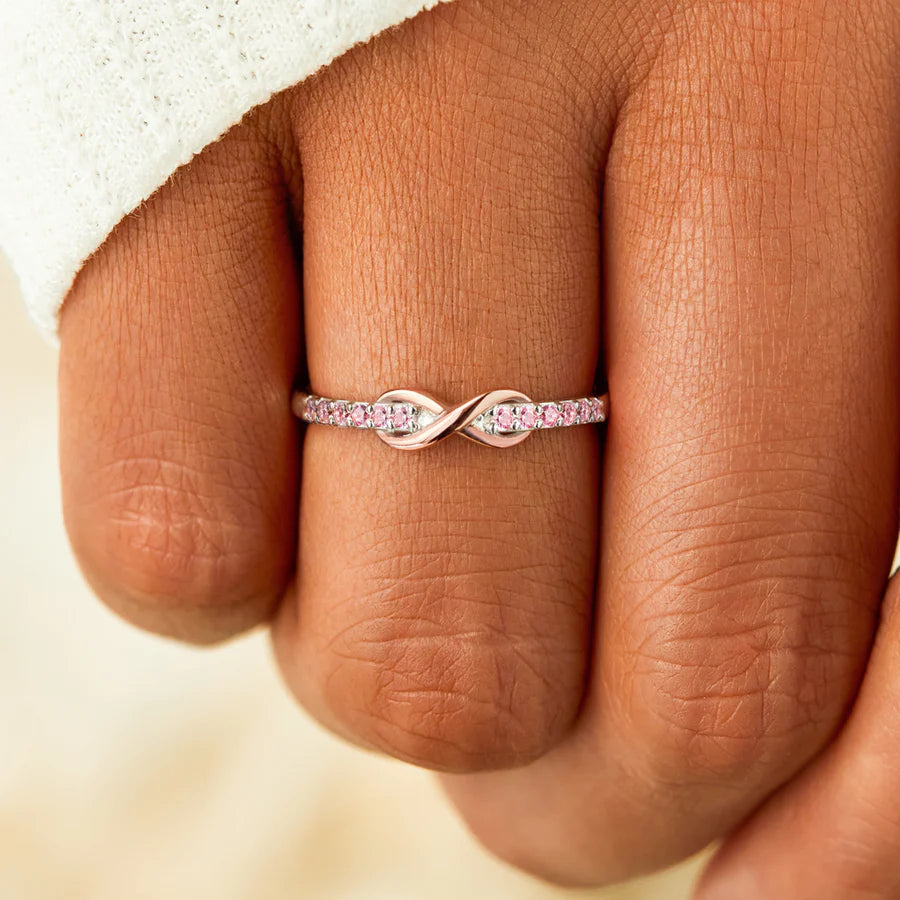 GRANDMOTHER & GRANDDAUGHTER FOREVER LINKED TOGETHER RING