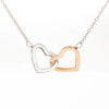 DAUGHTER - DOUBLE HEART NECKLACE