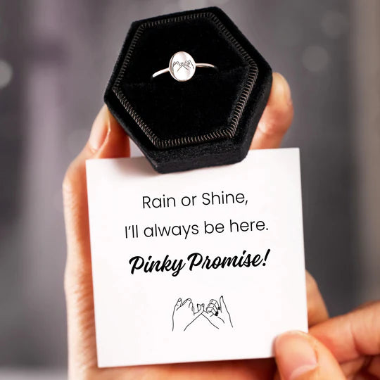 RAIN OR SHINE PINKY PROMISE RING