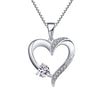 SOULMATE, FOREVER AND ALWAYS - HEART NECKLACE