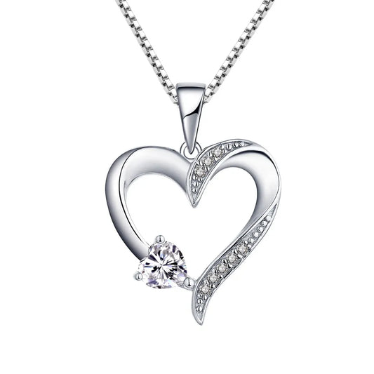 Soulmate Forever & Always Heart Necklace