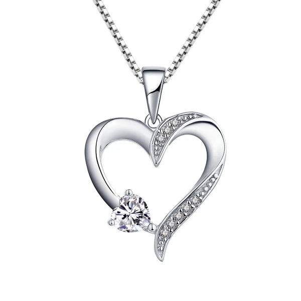 Soulmate Forever & Always Heart Necklace