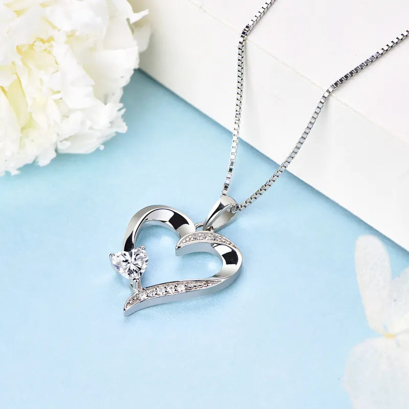 SOULMATE, FOREVER AND ALWAYS - HEART NECKLACE