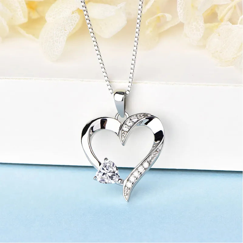 SOULMATE, FOREVER AND ALWAYS - HEART NECKLACE