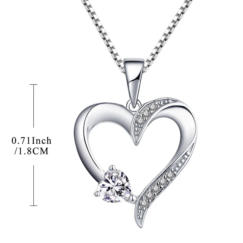 SOULMATE, FOREVER AND ALWAYS - HEART NECKLACE