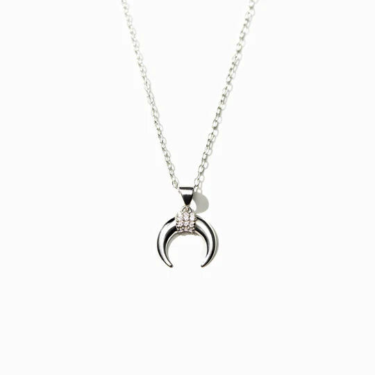 I Love You To The Moon & Back Crescent Moon Necklace