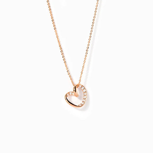 Grandmother & Granddaughter Forever Sparkle Heart Necklace