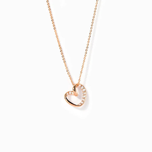 Grandmother & Granddaughter Forever Sparkle Heart Necklace