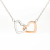 DAUGHTER - DOUBLE HEART NECKLACE