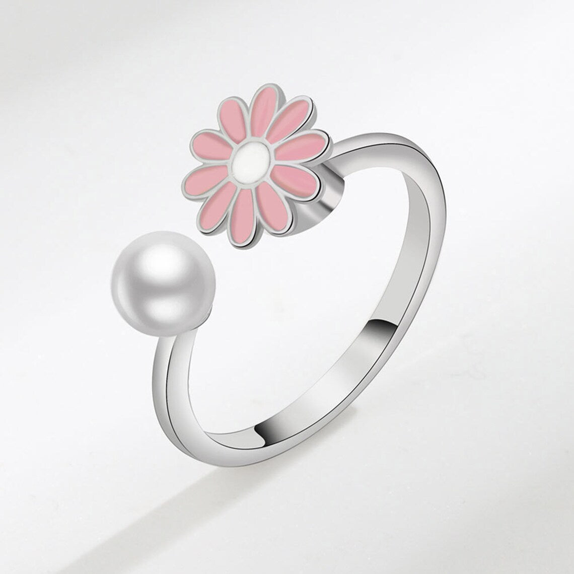 DAISY FLOWER FIDGET RING