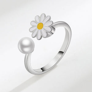 DAISY FLOWER FIDGET RING