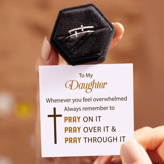 DOUBLE CROSS RING